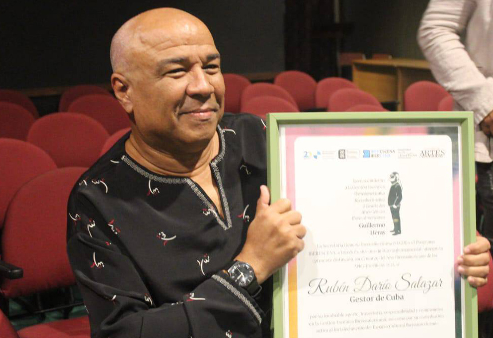 Espectáculo de premio para Rubén Darío Salazar
